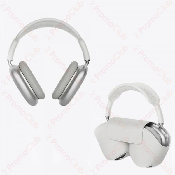 Безжични геймърски слушалки AirMax с удобен кожен калъф за пренасяне - WHITE